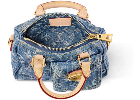 lv denim nano speedy|nano speedy monogram.